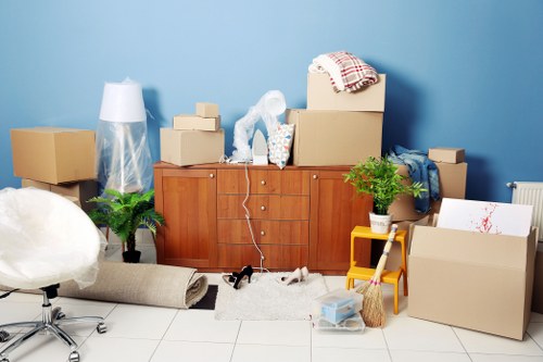Secure furniture storage space for household items in Nunhead