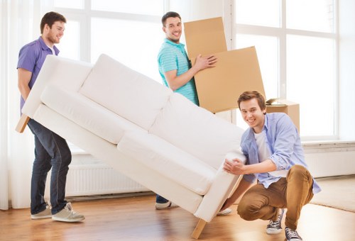 Bulky student luggage and seasonal items in storage in Nunhead
